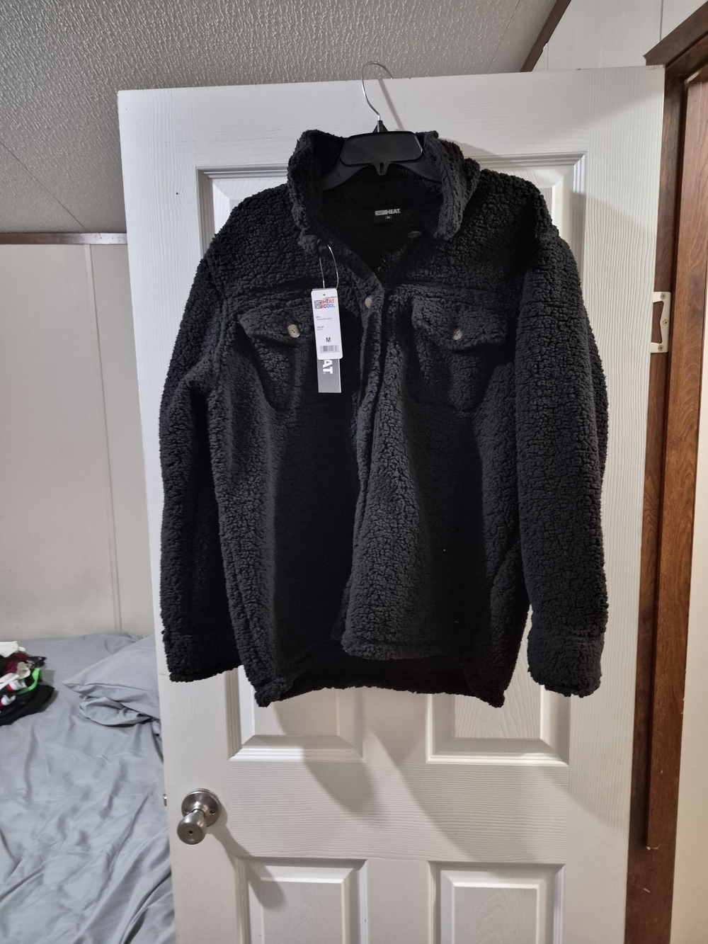 32 Degrees Black Sherpa Performance Jacket